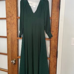 In Loom (from MOD Boutique) Green Maxi Dress